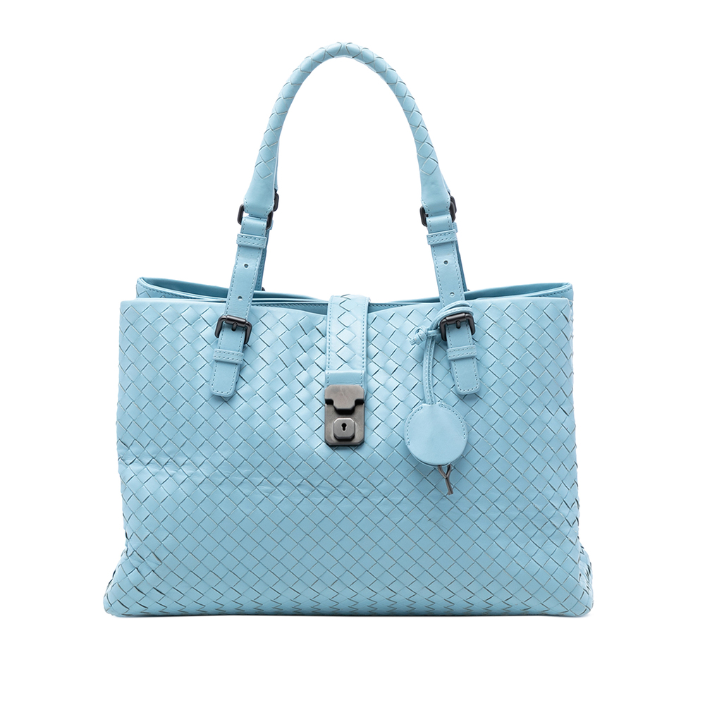 Pre-Loved Bottega Veneta Medium Nappa Intrecciato Roma Tote